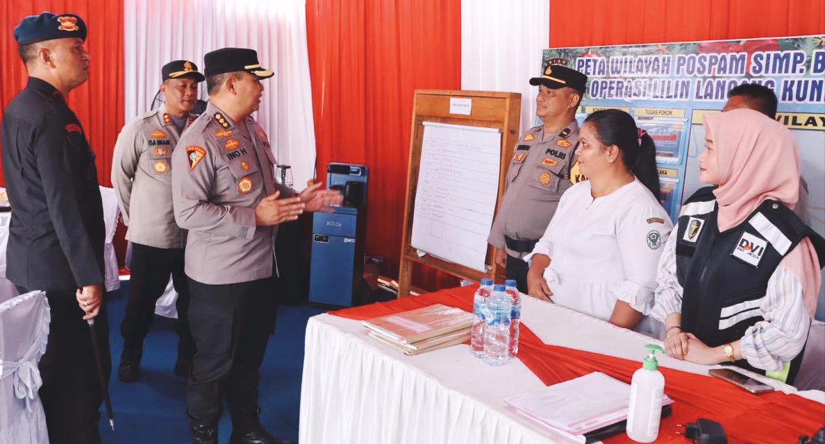 Karo Ops Polda Riau Cek Langsung Pos Pam Simpang Bukit Timah