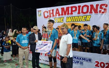 Turnamen Voli Deli Makmur Cup II Jadi Ajang Jaring Atlet Muda Kampar