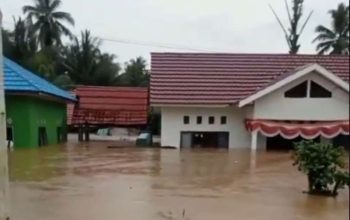 Banjir Terparah Landa Tebing Tinggi Balangan, Warga Selamatkan Diri ke Atap Rumah