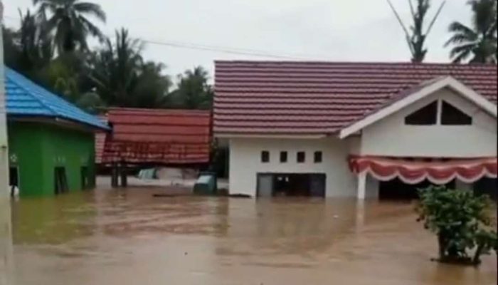 Banjir Terparah Landa Tebing Tinggi Balangan, Warga Selamatkan Diri ke Atap Rumah