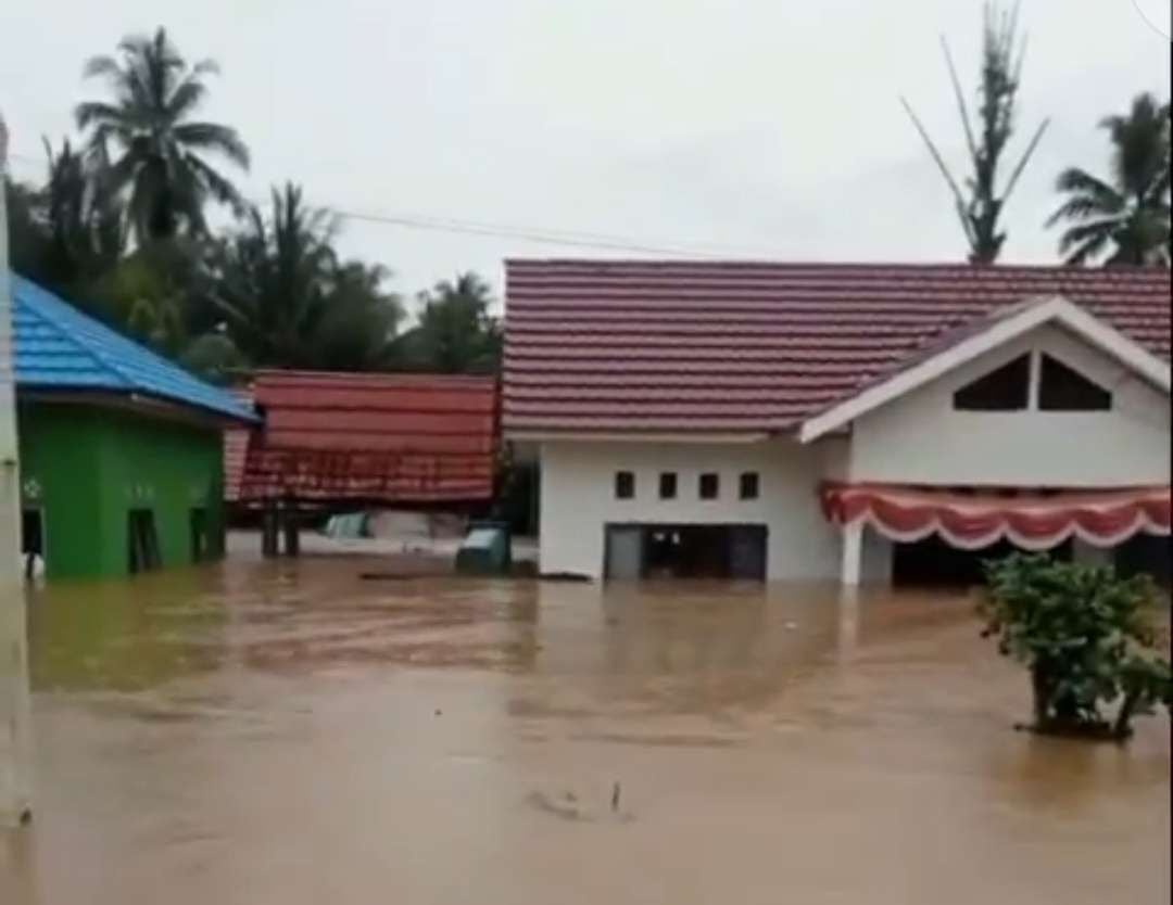 Banjir Terparah Landa Tebing Tinggi Balangan, Warga Selamatkan Diri ke Atap Rumah