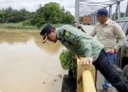 Air Capai Satu Meter, Jalan Provinsi di Bonai Darussalam Perlu Penanganan Mendesak