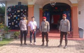 Cegah Gangguan Kamtibmas, Polsek Bagan Sinembah Fokus Amankan Tempat Ibadah