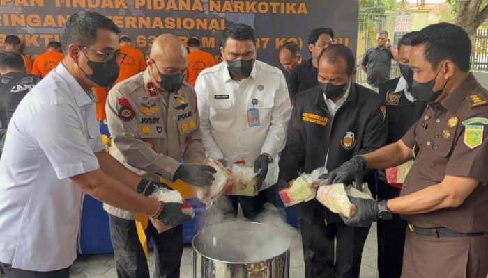 Hampir 30 Kg Sabu Gagal Edar, Tujuh Tersangka Jaringan Internasional Diciduk