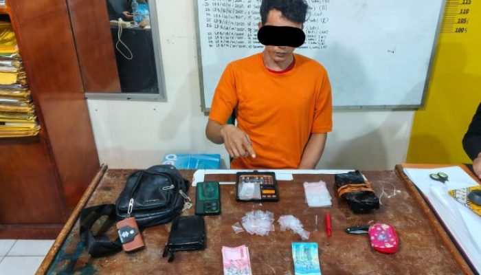 Polisi Bongkar Peredaran Sabu di Desa Setiang, Seorang Pria Ditangkap