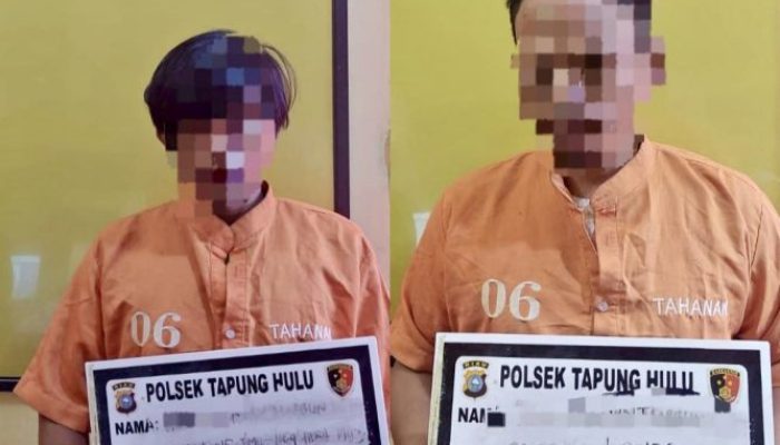 Polisi Ringkus Dua Pengguna Sabu di Gubuk Tapung Hulu, 4,35 Gram Diamankan