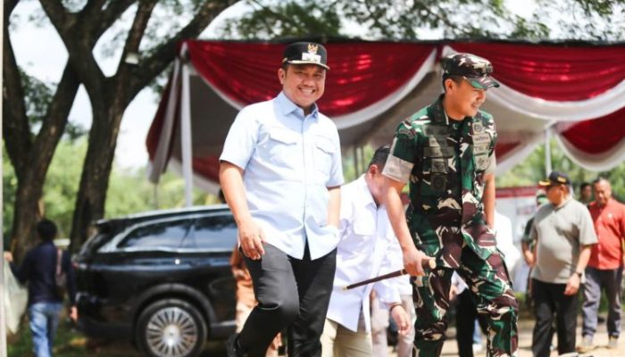 Wabup Pesawaran Bersama Danrem 043/Gatam Tinjau Progres Pembangunan KDMP Desa Sukaraja