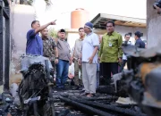 1 Rumah dan 2 Toko Ludes Terbakar, Pemko Pekanbaru Gerak Cepat Salurkan Logistik