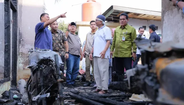 1 Rumah dan 2 Toko Ludes Terbakar, Pemko Pekanbaru Gerak Cepat Salurkan Logistik