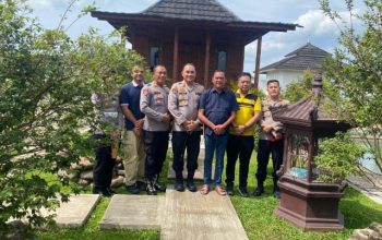 Silaturahmi Kapolres dan Ketua PAN Pesawaran Perkuat Sinergi Jaga Kamtibmas