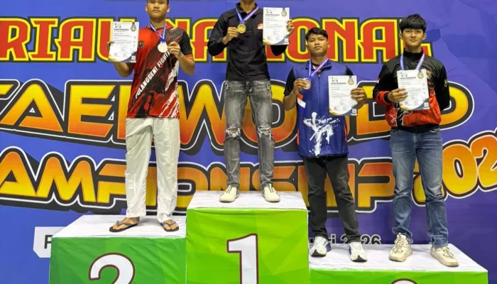 Bripda Al Amin Persembahkan Emas untuk Brimob di Riau National Taekwondo Championship 2026
