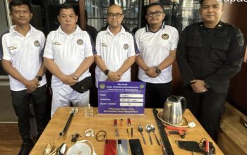 Razia Blok Hunian Lapas Pekanbaru: Petugas Sita Handphone dan Kabel Ilegal