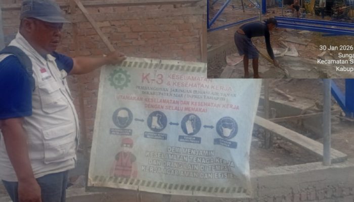 Proyek Irigasi Air Tanah di Kampung Sungai Tengah “Amburadul”, Diduga Dikerjakan PT Siluman