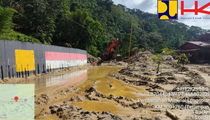 Longsor Beruntun, Jalan Nasional Aceh Ditarget Pulih 7 Januari