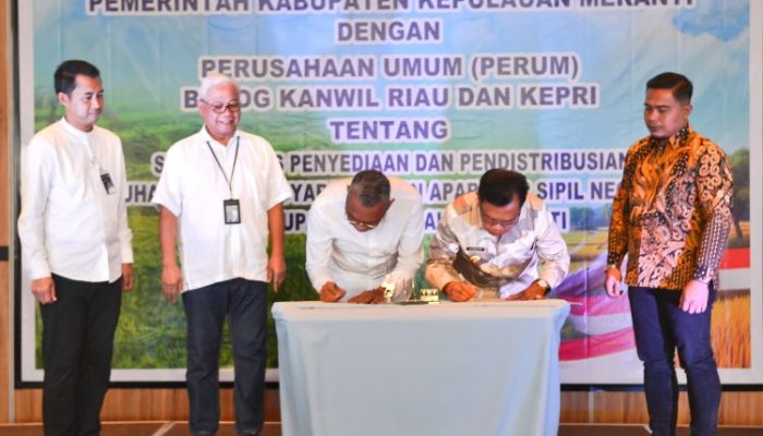 Kepulauan Meranti Hibahkan Lahan Gudang Bulog, Distribusi Beras Kian Terjamin