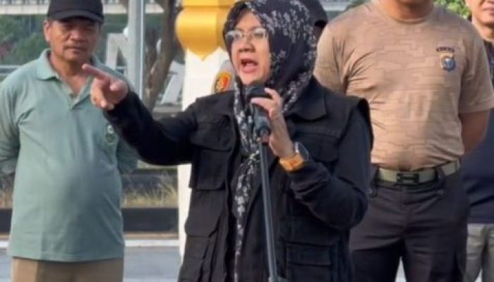 Tindaklanjuti Arahan Presiden, Pemkab Siak dan Forkopimda Gotong Royong Bersihkan Sampah