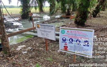 Pembangunan Proyek Irigasi Air Tanah di Sabak Auh Berjalan Sesuai Ketentuan